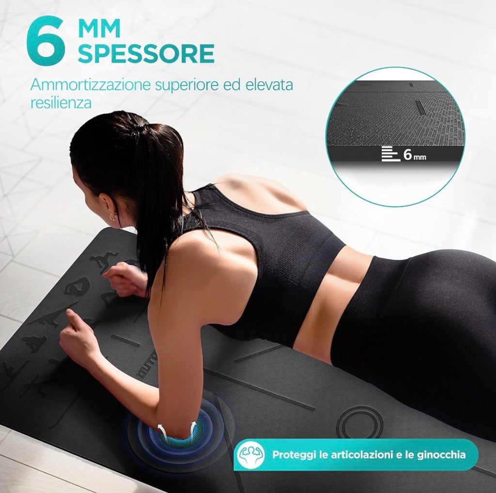 Tappetino Yoga & Stretching – Comfort, Stabilità e Benessere
