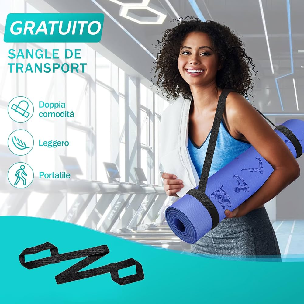Tappetino Yoga & Stretching – Comfort, Stabilità e Benessere